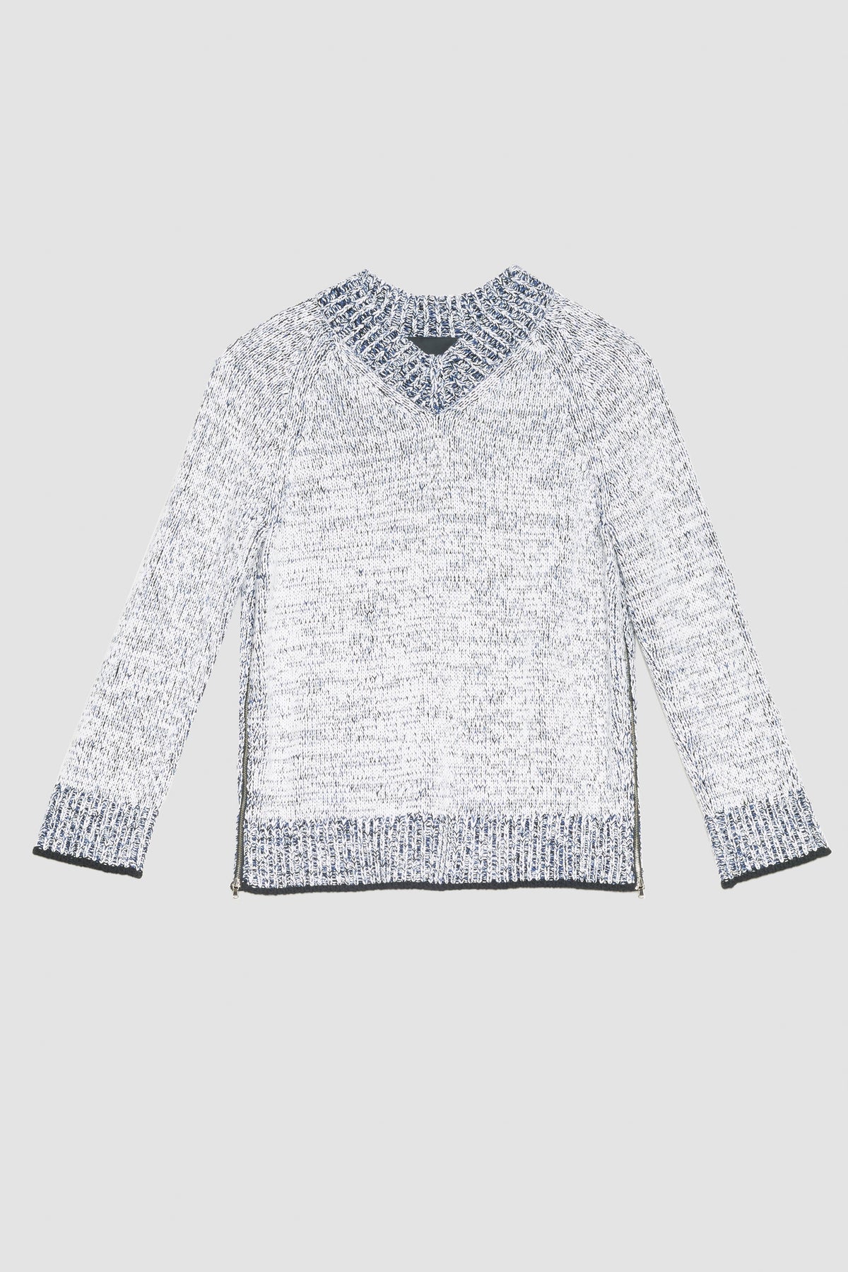 Marl-Knit Jumper Antwht Multi