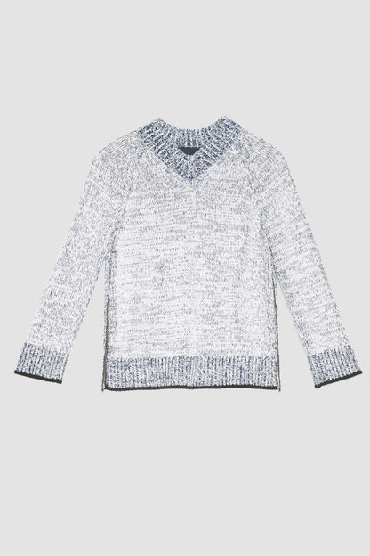 Marl-Knit Jumper Antwht Multi
