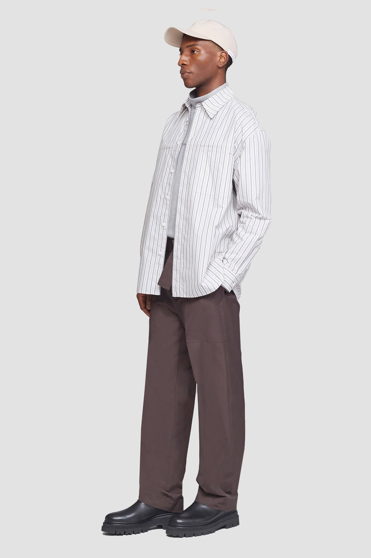 Relaxed Fit Long Sleeve Shirt Clay Multi