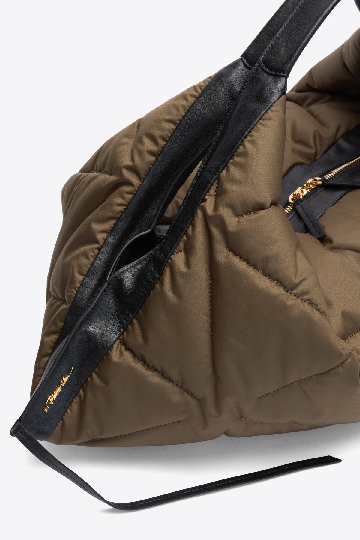 Quilted Luna Large Bag Caper