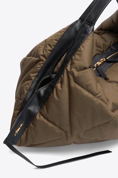 Quilted Luna Large Bag Caper