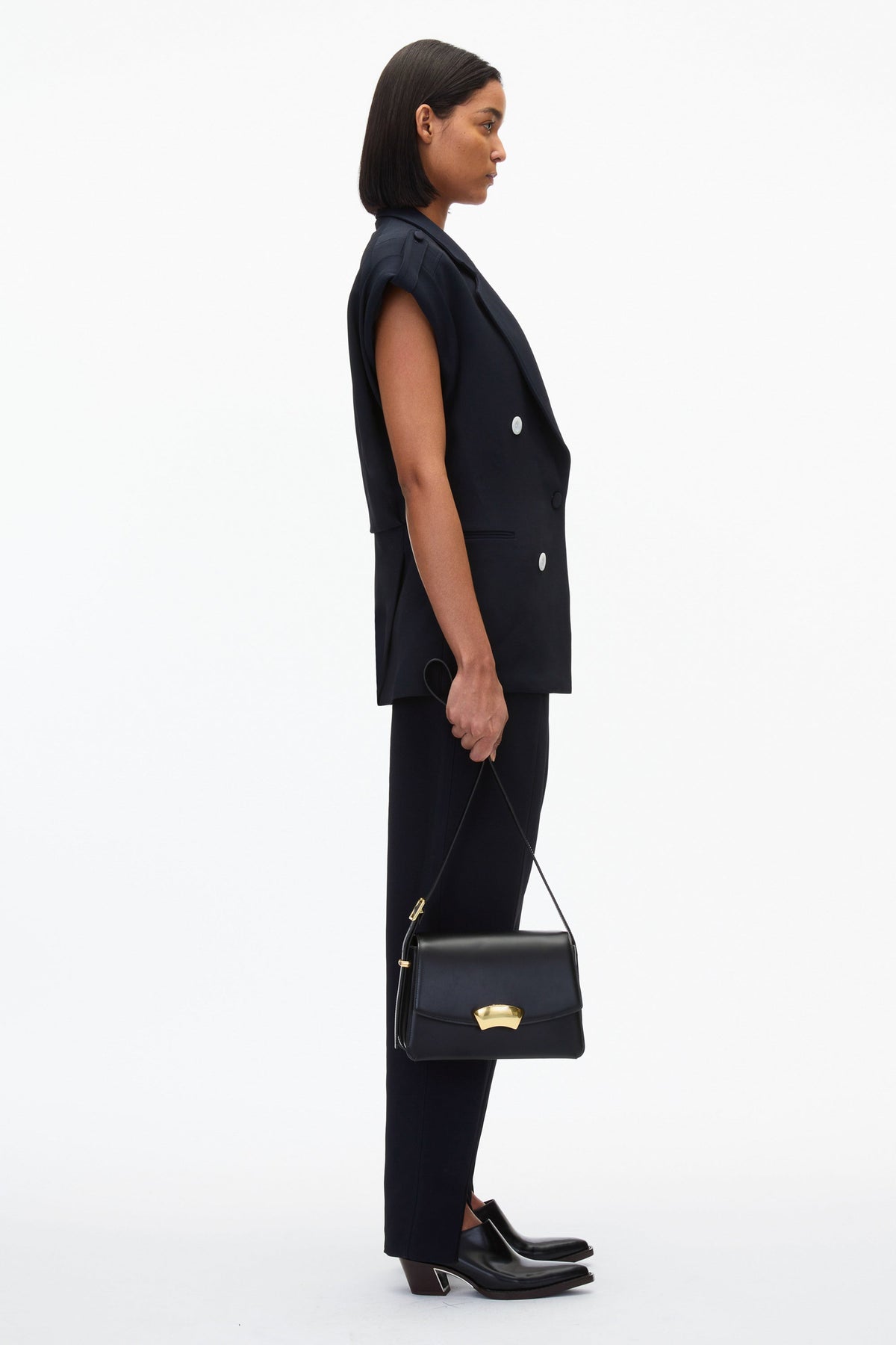 Black ID Medium Shoulder Bag | Elegant Phillip Lim Women’s Bags Black