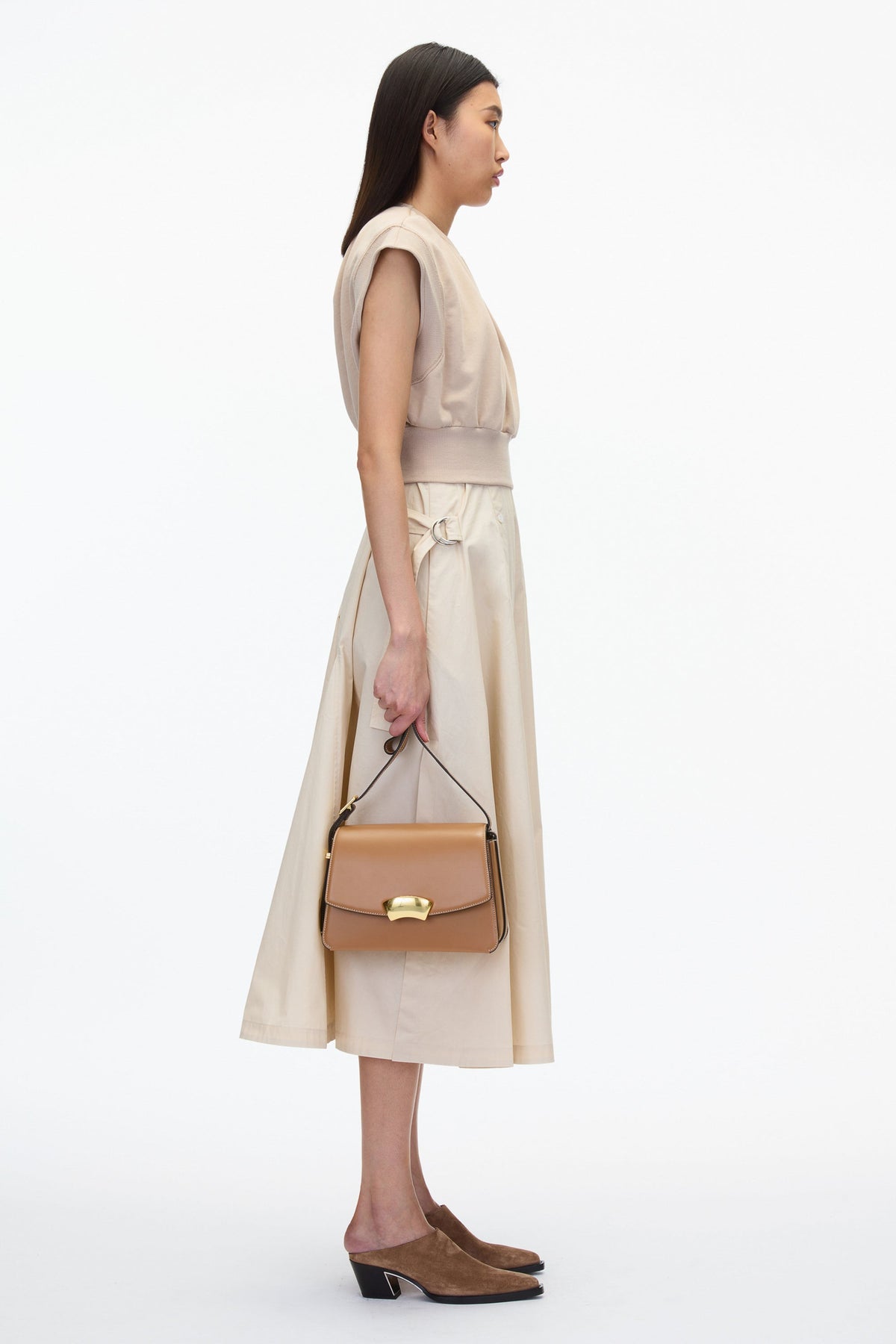 Camel ID Medium Shoulder Bag | Stylish Phillip Lim Women’s Bags Camel