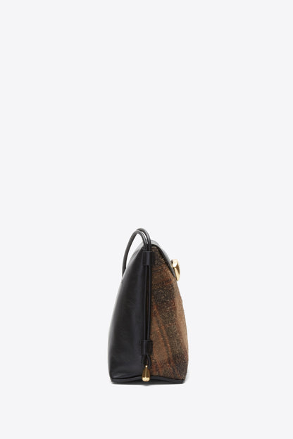 ID Petite Soft Shoulder Bag Brown Multi