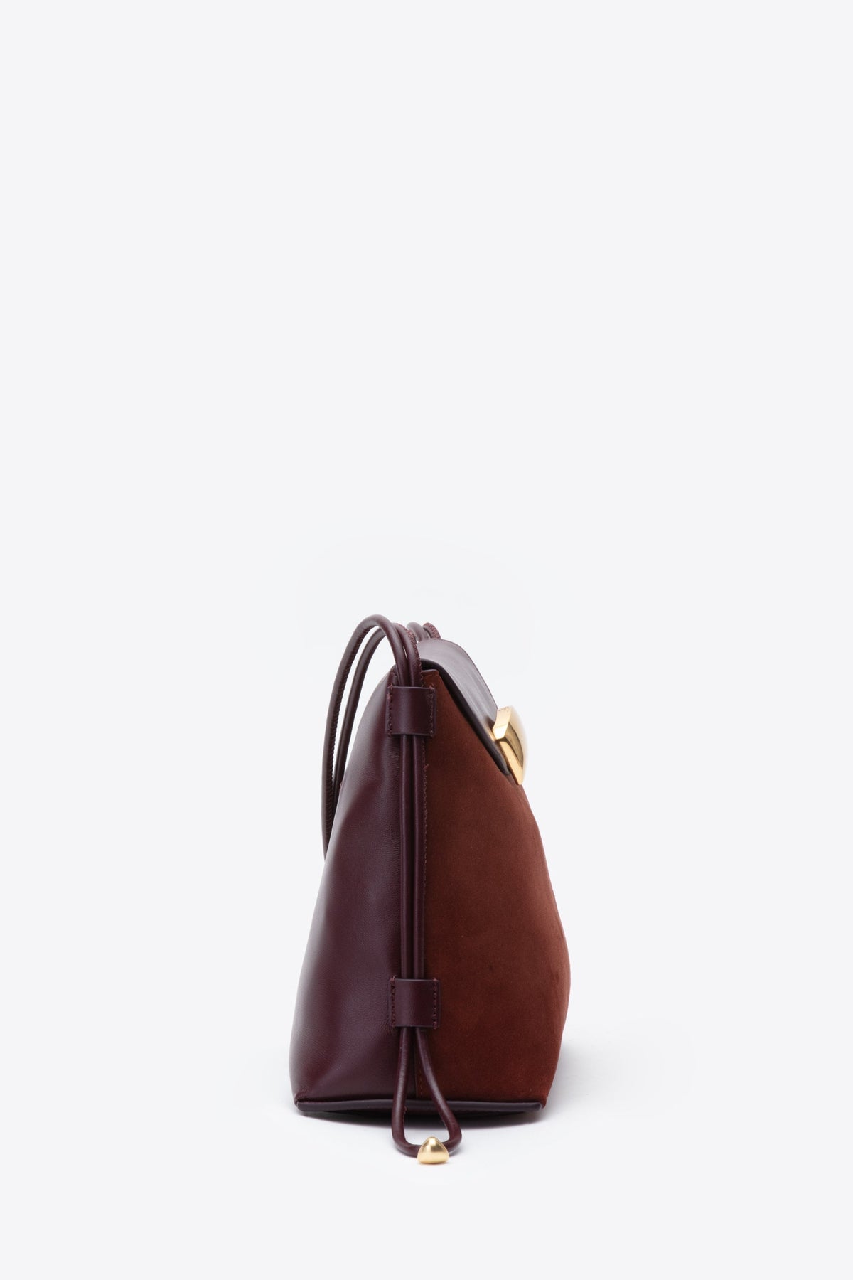 Aubergine ID Petite Soft Shoulder Bag | Modern Phillip Lim Bags Aubergine-Brick