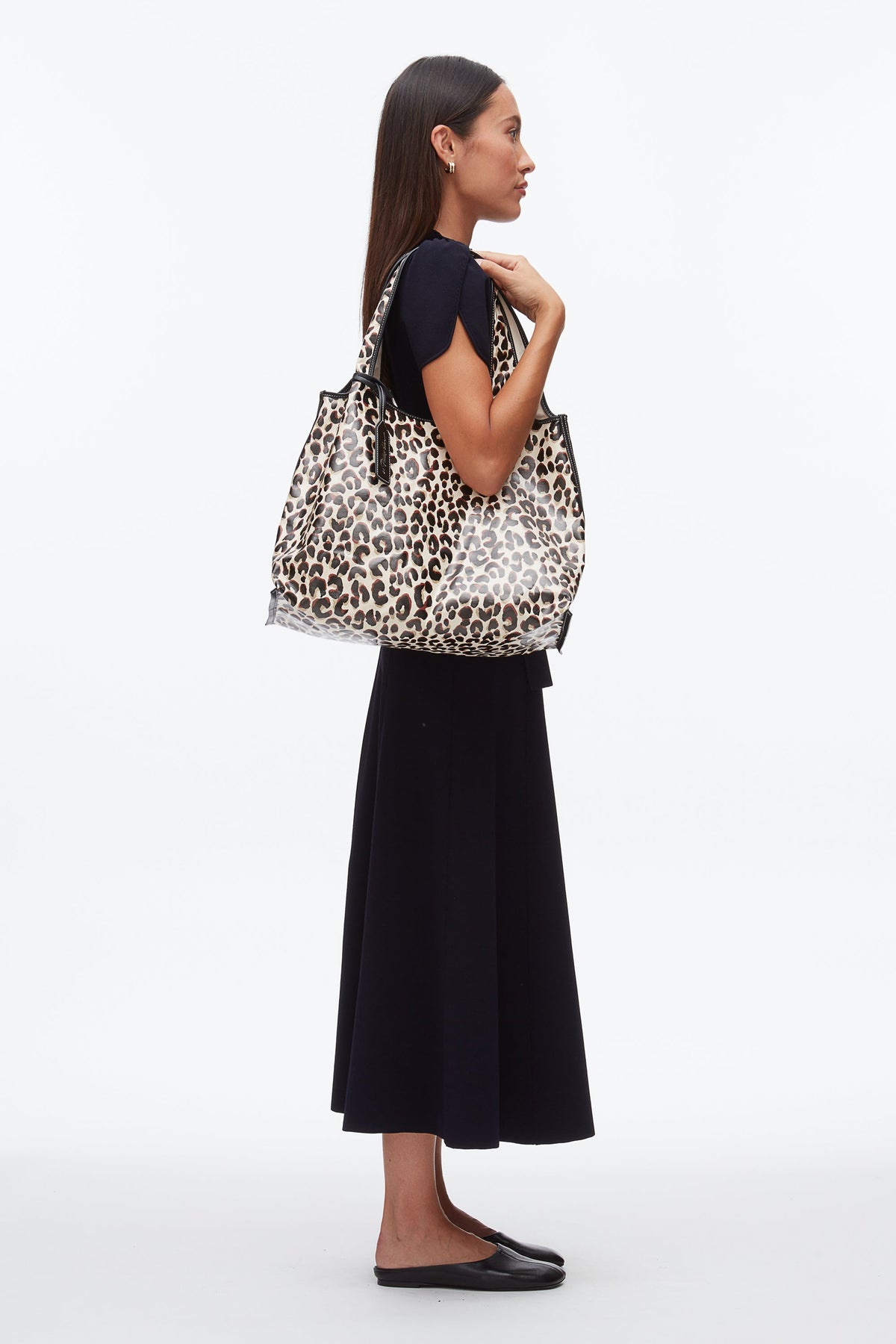 Leopard Print Market Tote Leopard