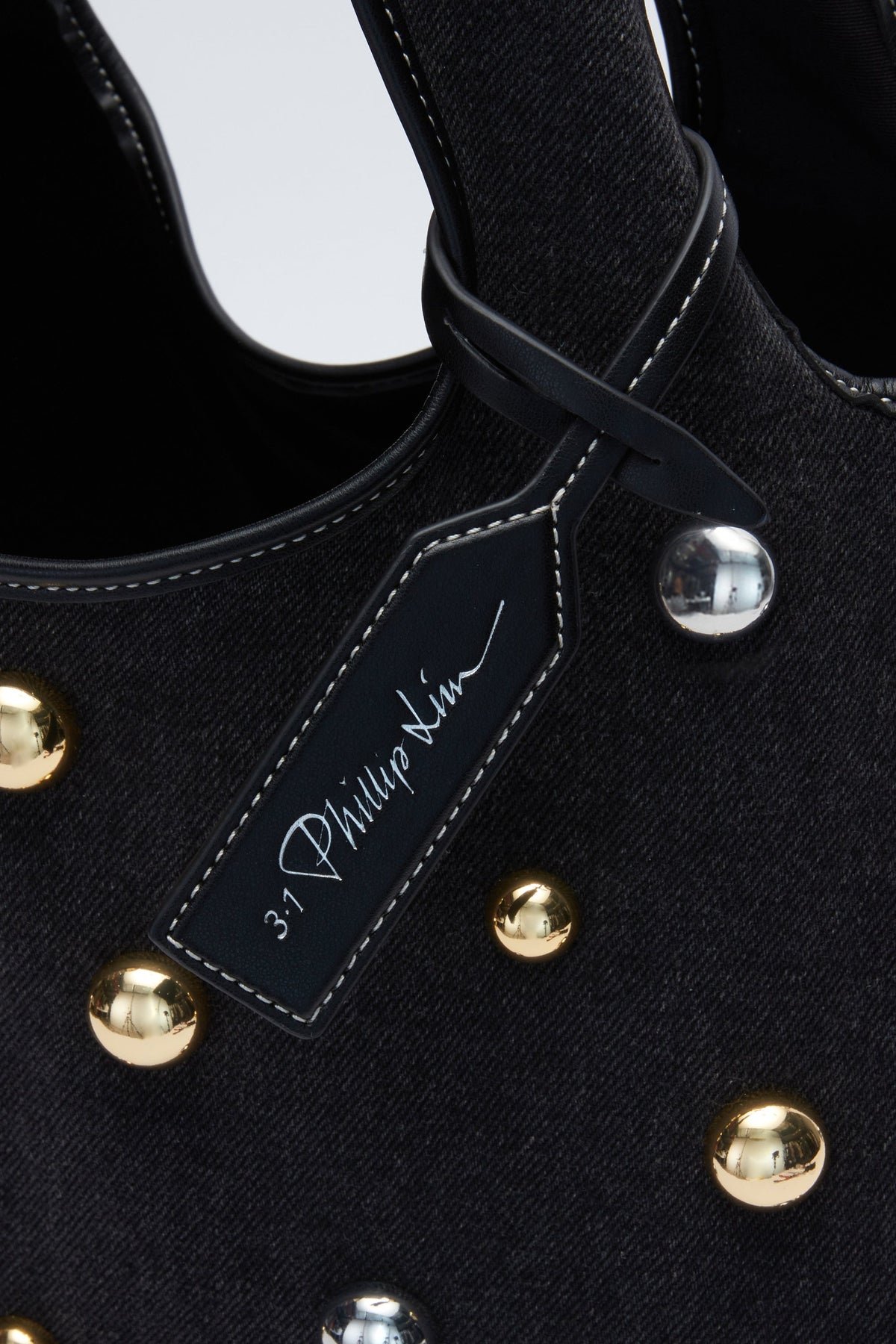 Dome Embellishment Market Tote Black
