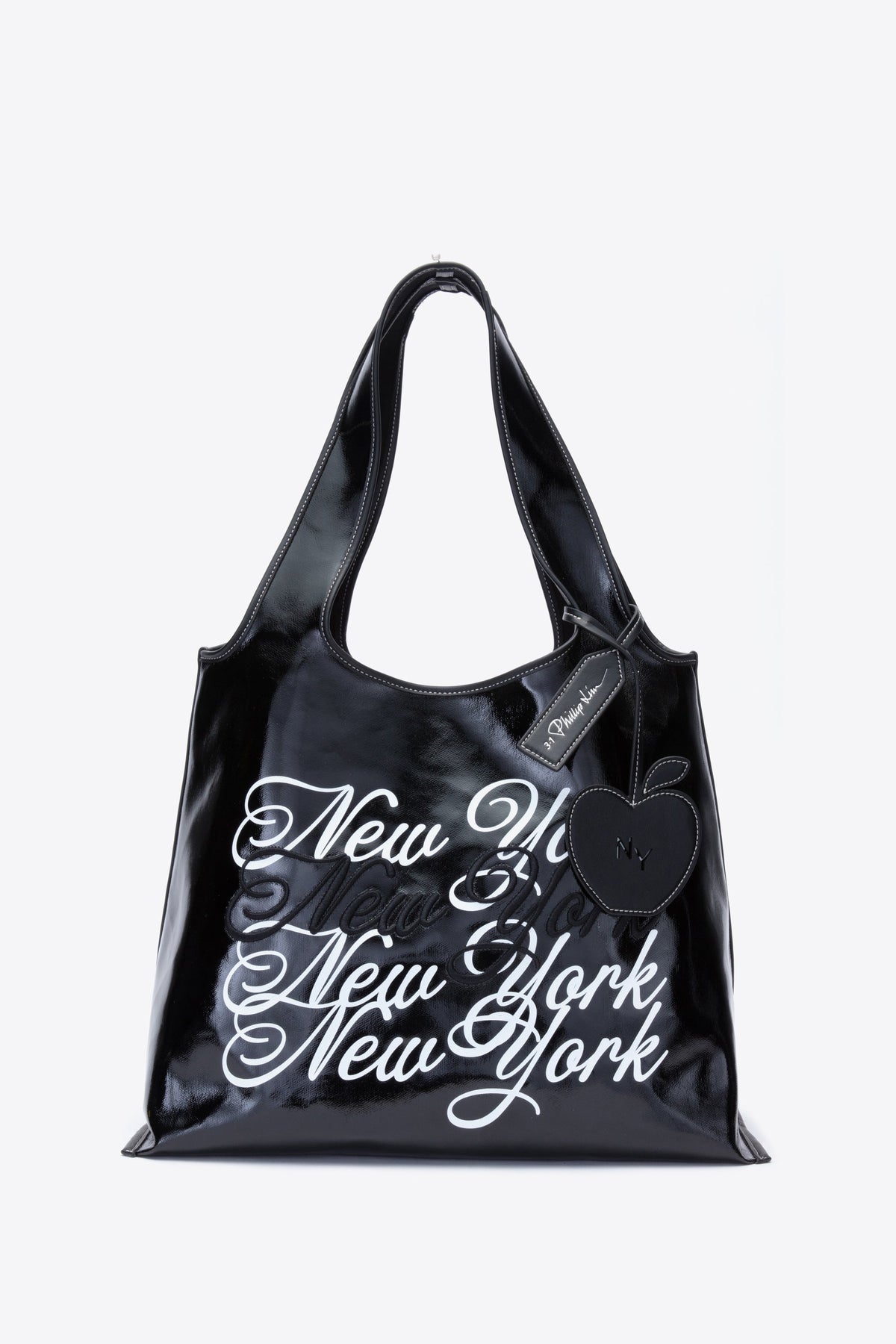 Black We Are NY Market Tote Bag | Stylish Phillip Lim Designs Black