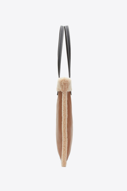Slim Tote Ivory-Camel