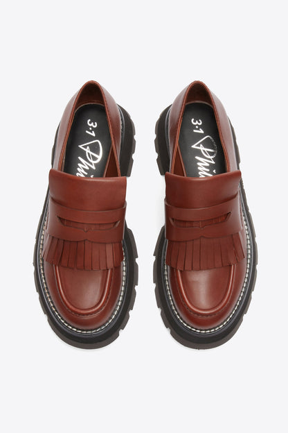 Kate Tassel Loafer Brandy
