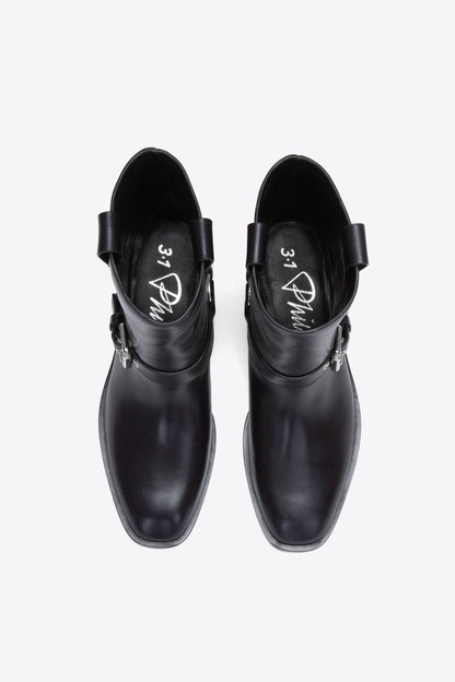 Alexa Moto Boot Black