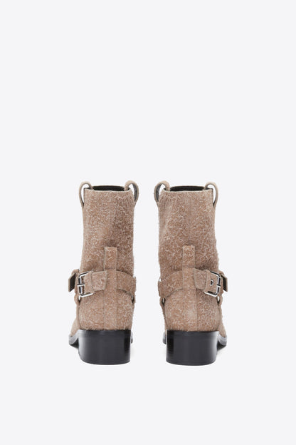 Alexa Moto Boot Taupe