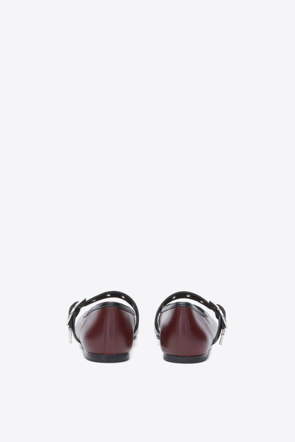 ID Mary Jane Flat Ox Blood