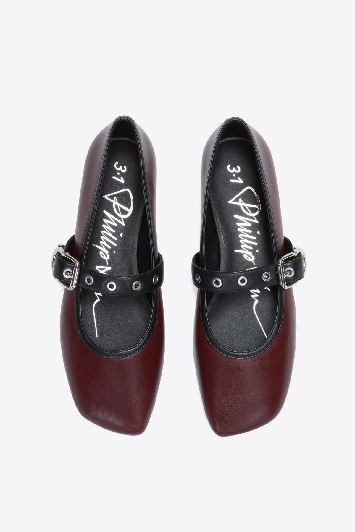 ID Mary Jane Flat Ox Blood