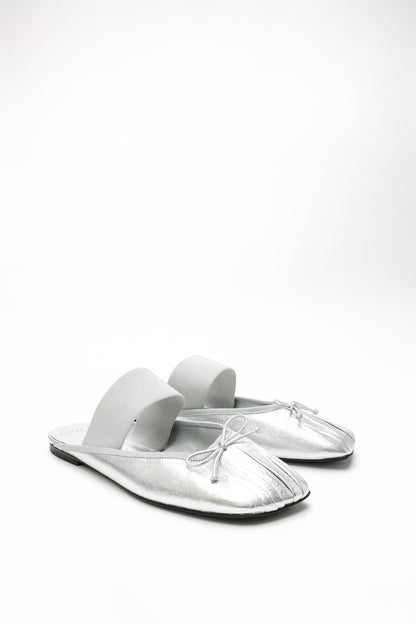 ID Ballerina Mule Silver