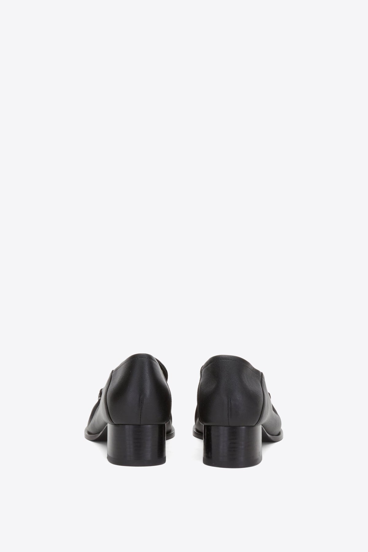 Nadia Heeled Loafer Black