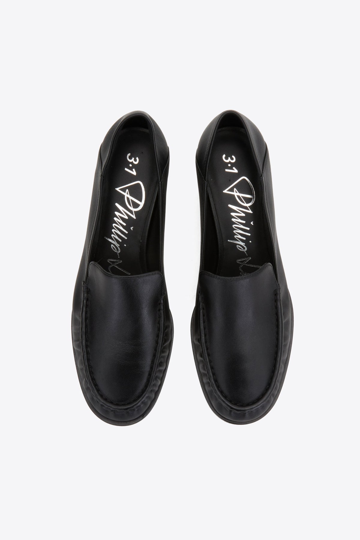 Nadia Heeled Loafer Black