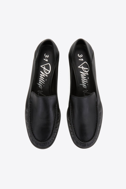 Nadia Heeled Loafer Black