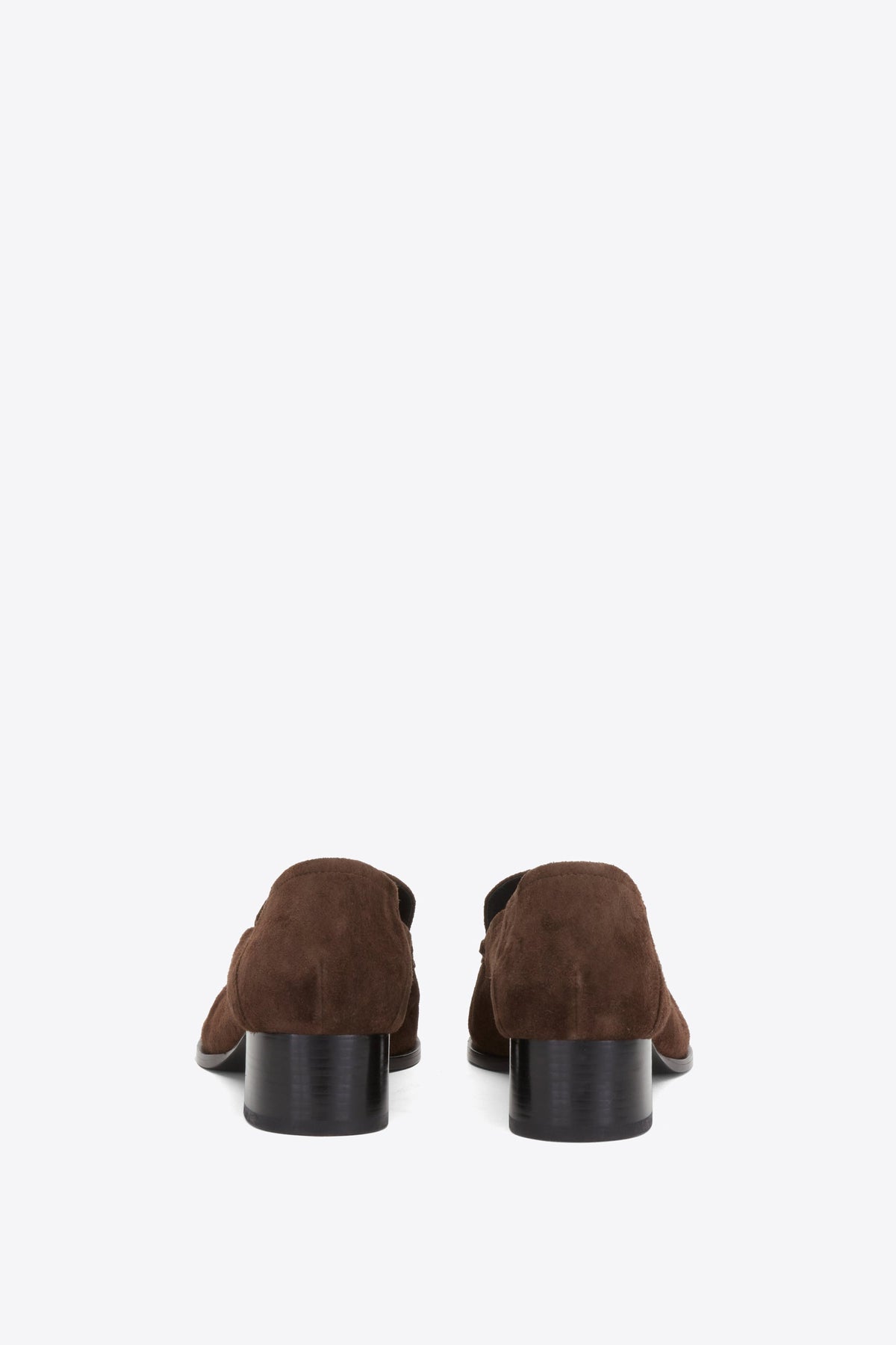 Nadia Heeled Loafer Chocolate