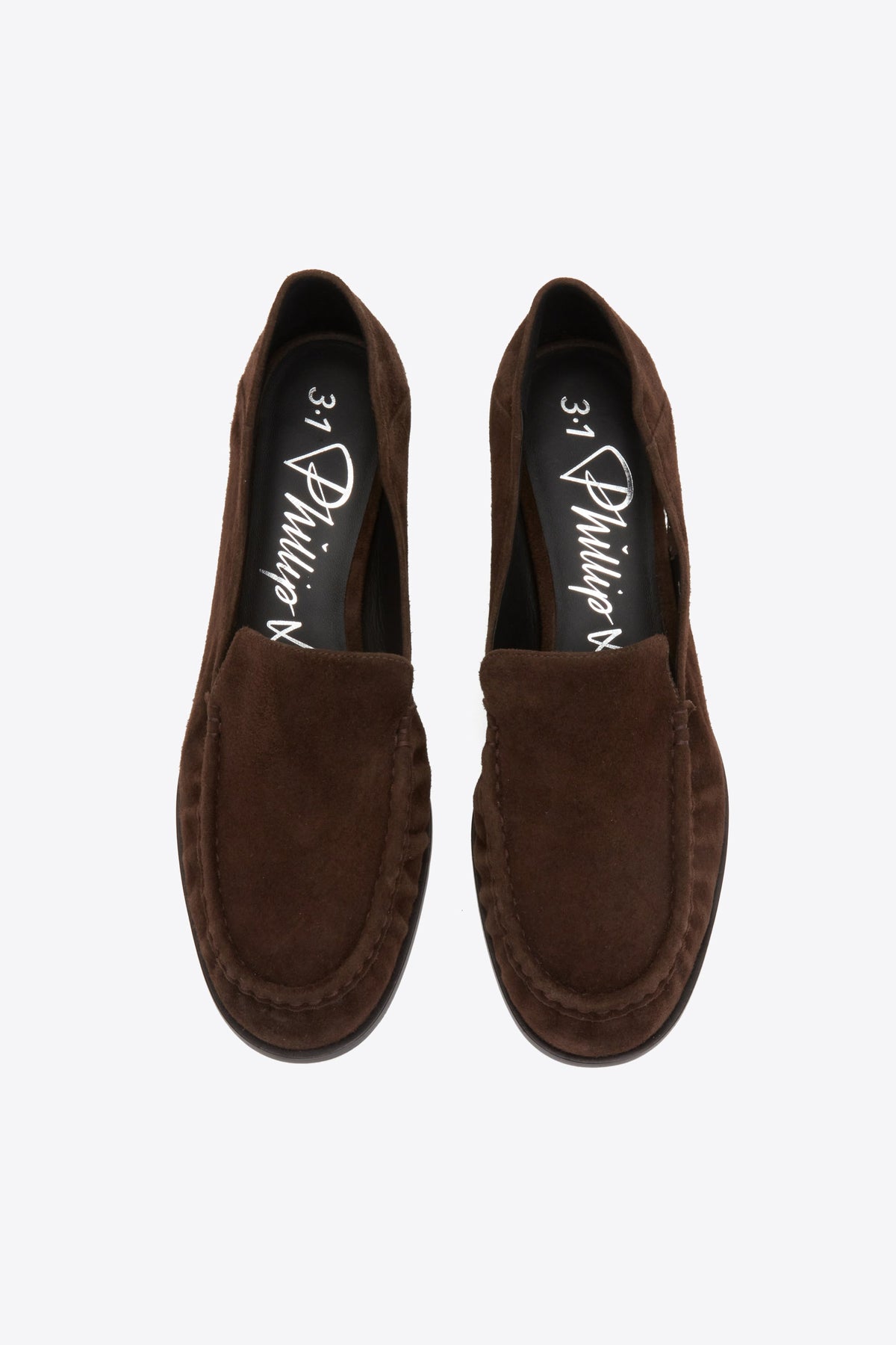 Nadia Heeled Loafer Chocolate