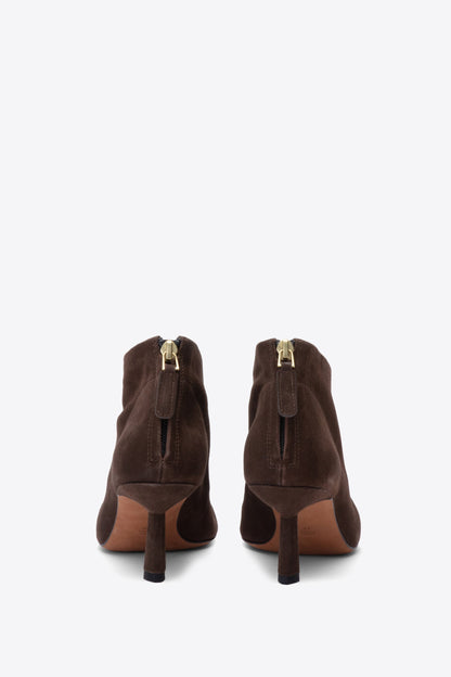 Chocolate Red ID Glove Bootie | Modern Shoes | Phillip Lim Chocolate