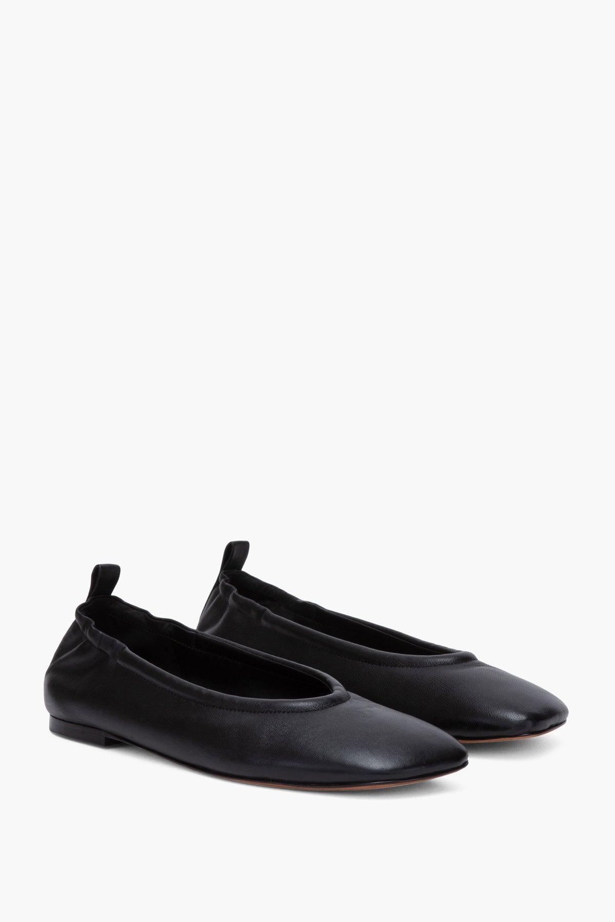 ID Stretch Back Ballerina Flat Black