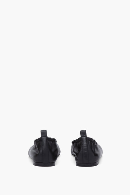 ID Stretch Back Ballerina Flat Black