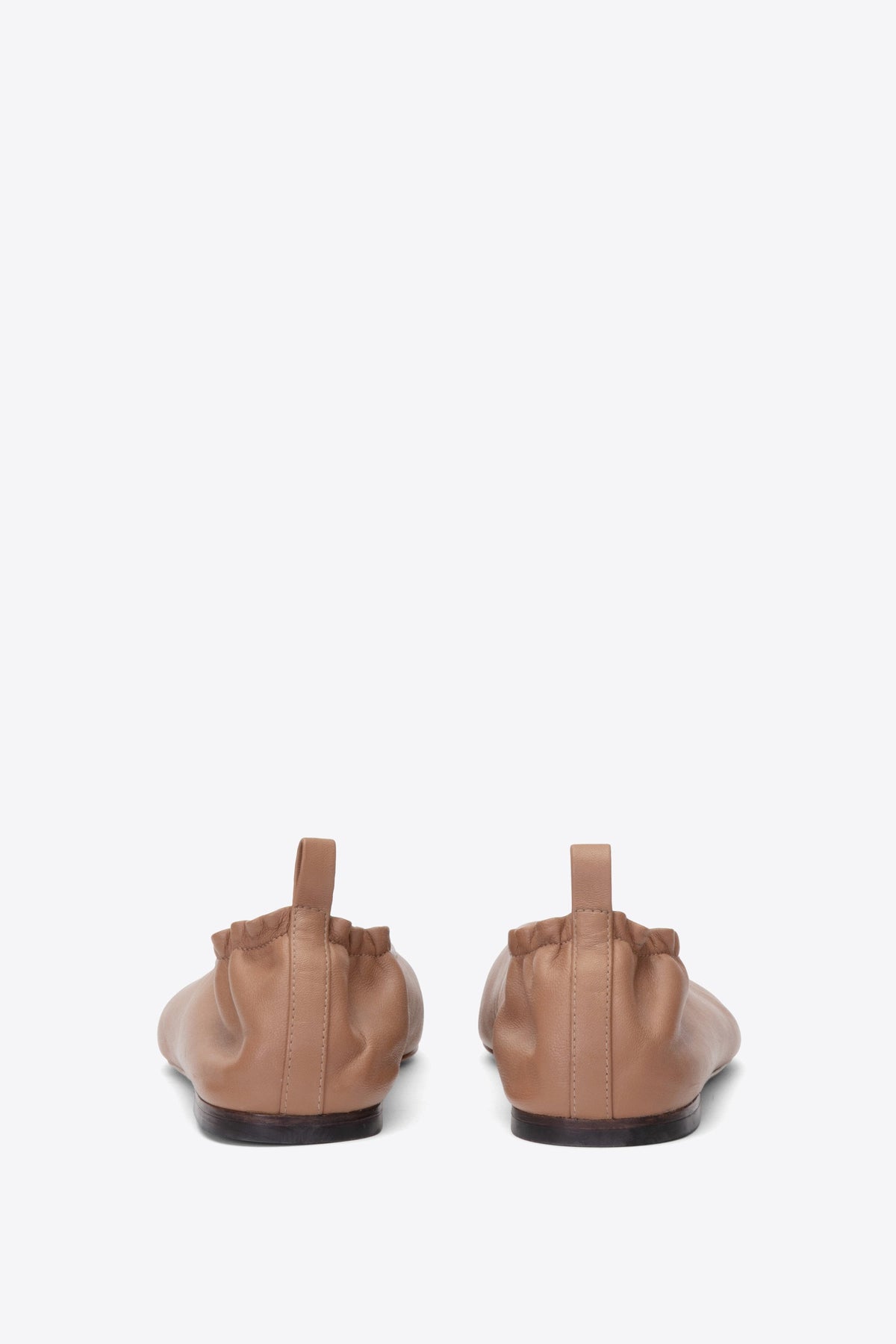 ID Stretch Back Ballerina Flat Camel