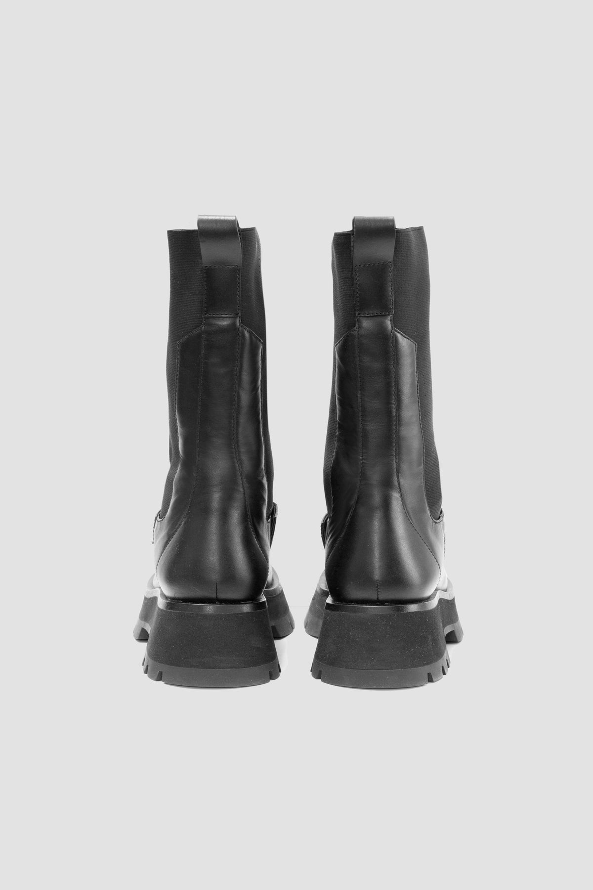 Kate Lug Sole Combat Boots Black