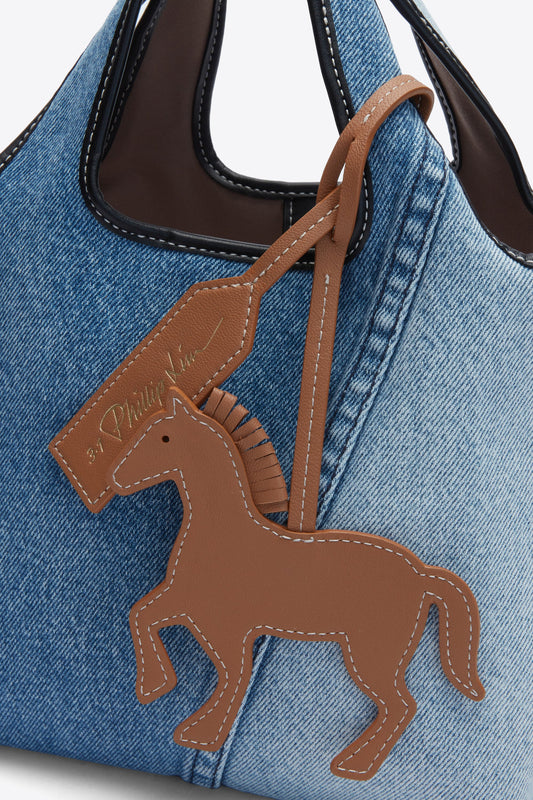 Leather Horse Charm Tag Camel