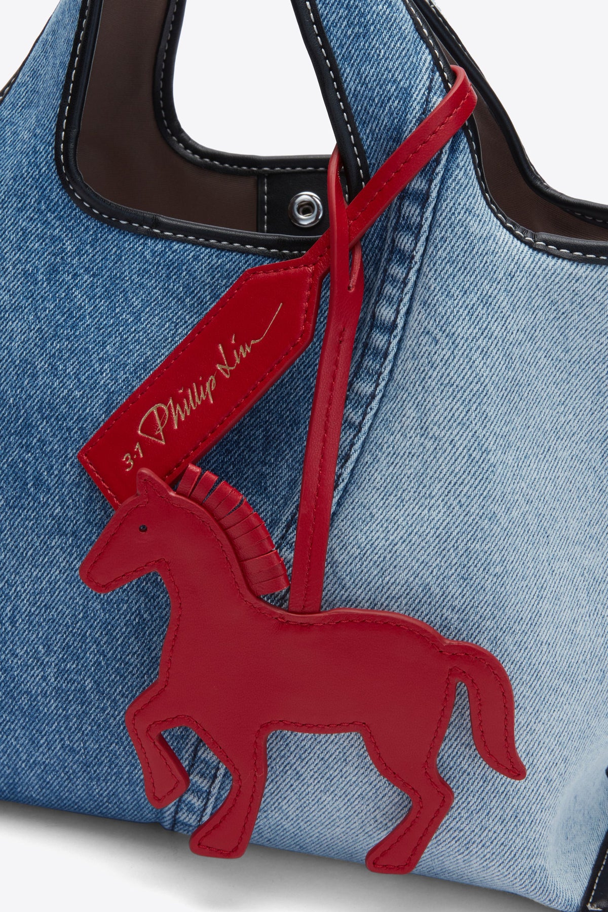 Leather Horse Charm Tag Lipstick