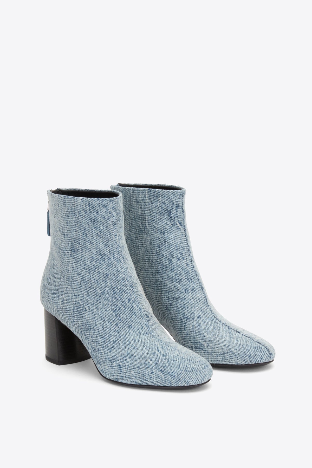 Nadia Heel Boot Washed Indigo